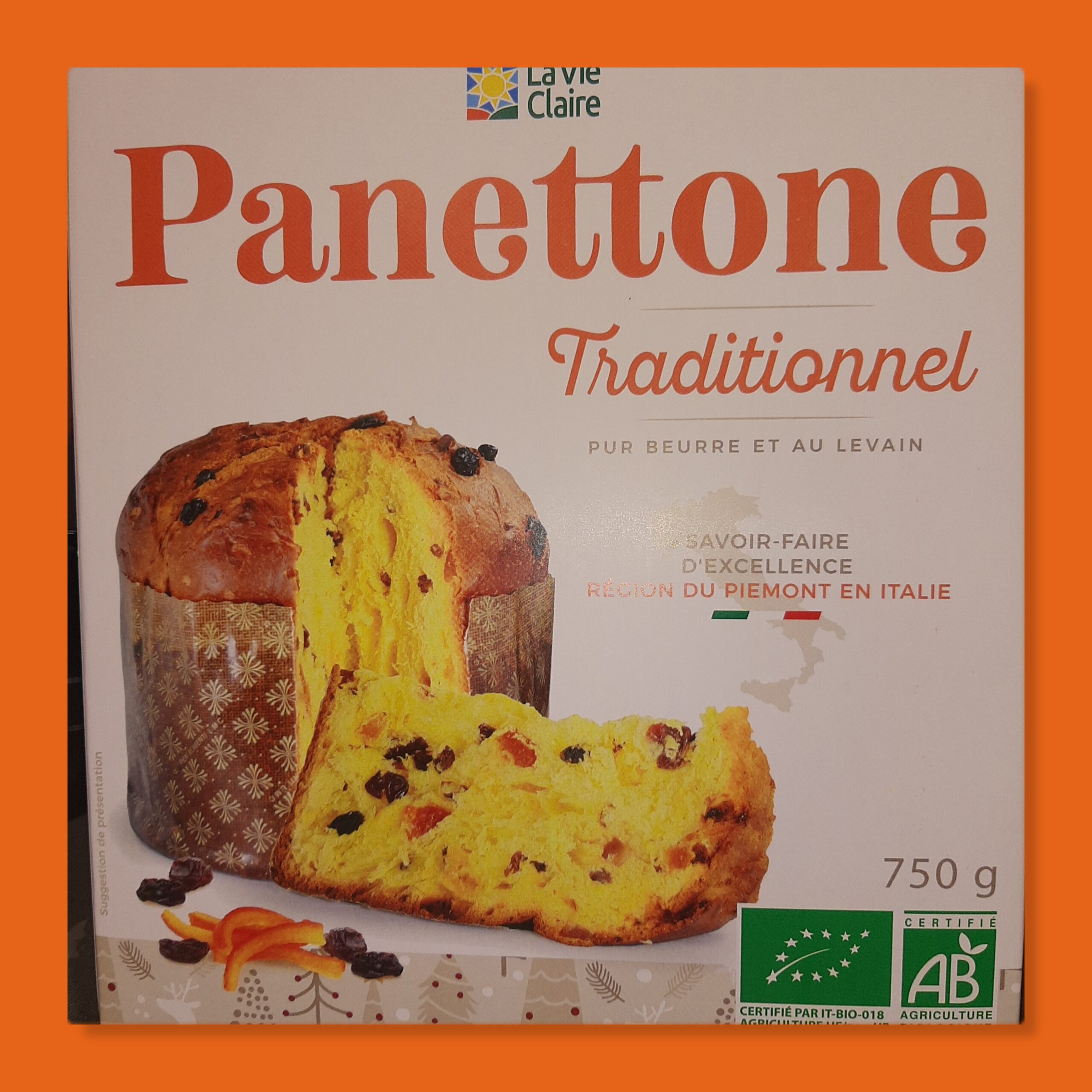 Panettone traditionnel - La Vie Claire - Héricourt